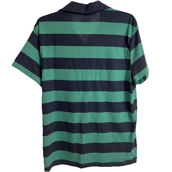 Disney Polo Shirt‎ Unisex Medium Blue Green Short Sleeve Tennis Club - Picture 4 of 4